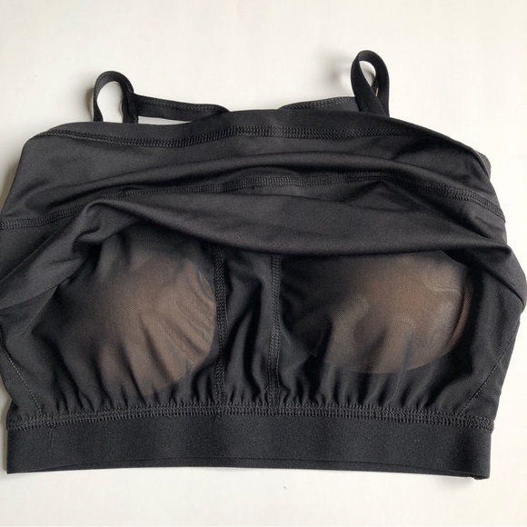 NEW Cami Bralette Racerback Straps Removable Pads Small Black Women NWOT - Picture 6 of 16